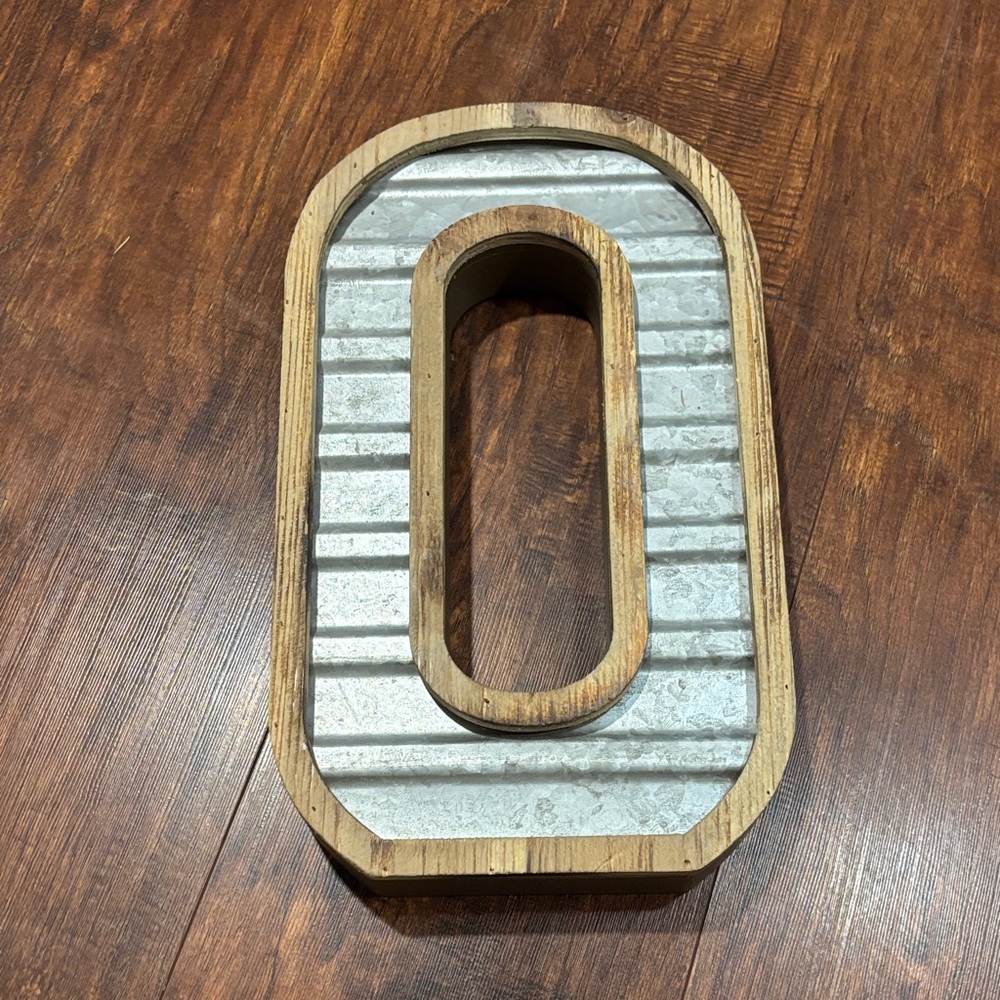 Rustic Wood and Metal Home Art Sculpture